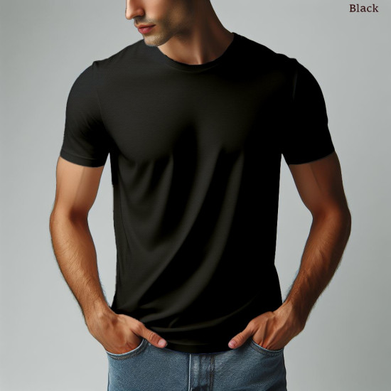 Men Plain Dri-Fit T-Shirt