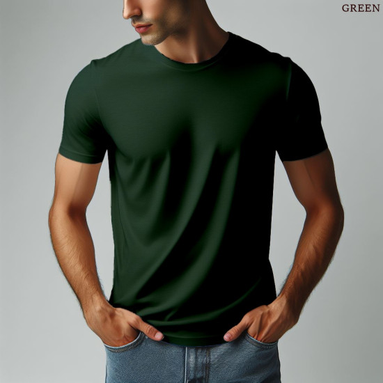 Men Plain Dri-Fit T-Shirt