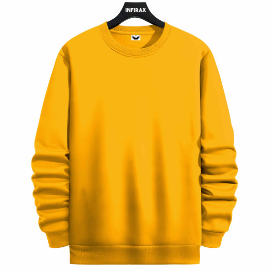 Winter Fleece Solid Sweatshirt