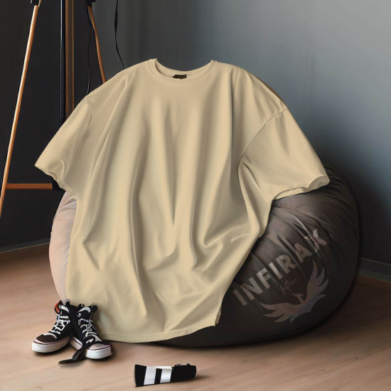 Oversize Solid Plain T-shirt