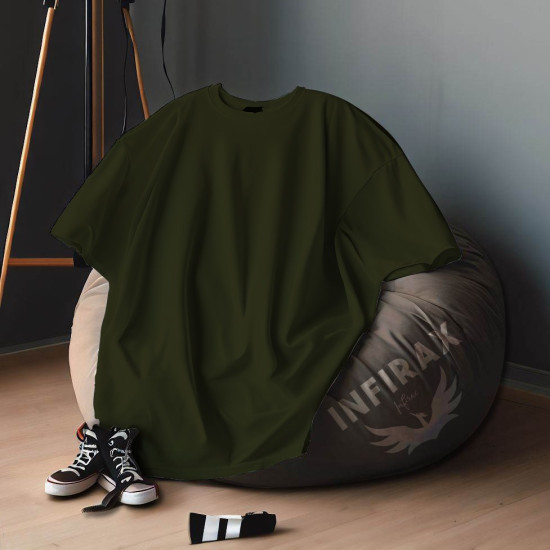 Oversize Solid Plain T-shirt