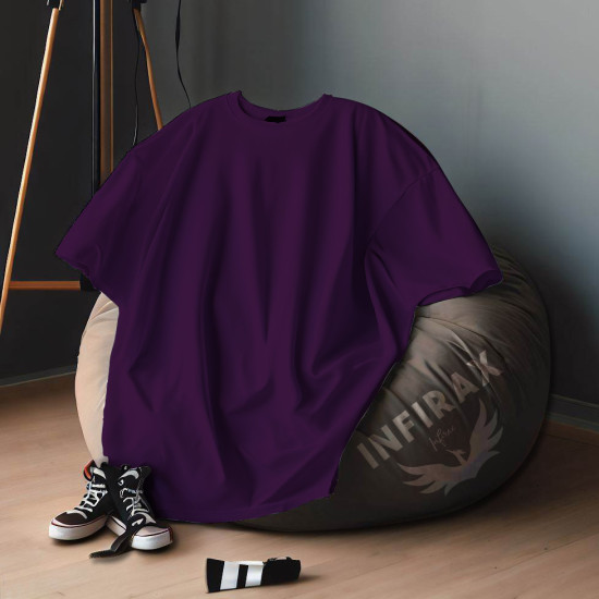 Oversize Solid Plain T-shirt