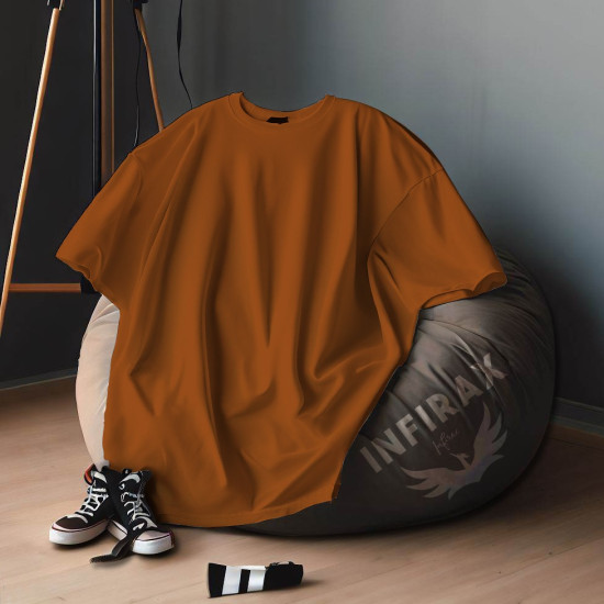 Oversize Solid Plain T-shirt