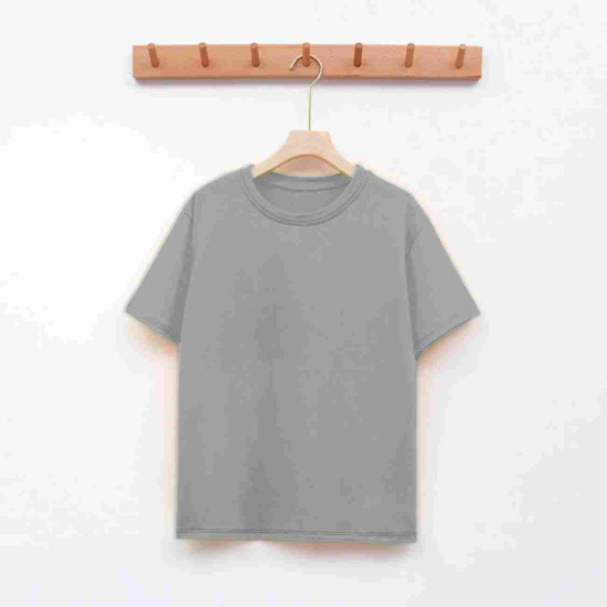 Regular Solid Plain T-shirt