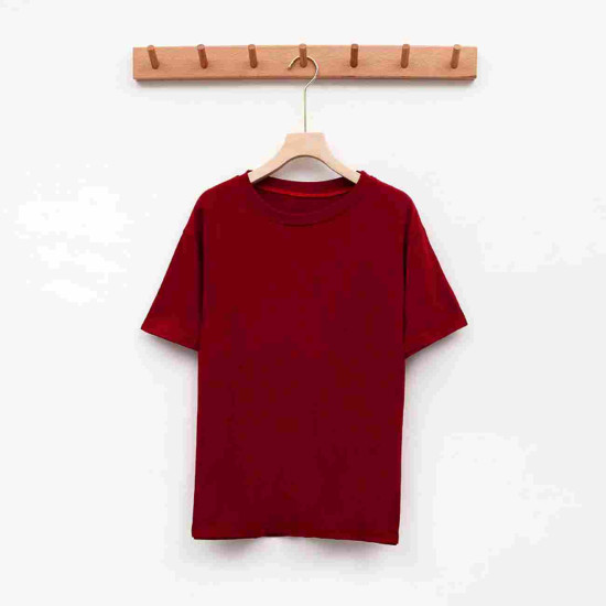 Regular Solid Plain T-shirt