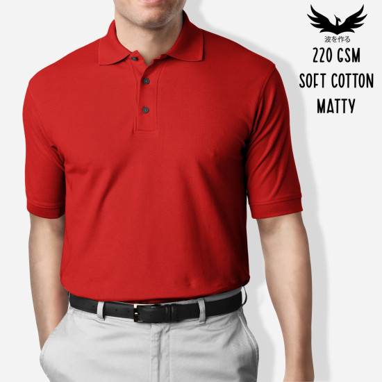 Polo Cotton Matty Plain T-shirt 