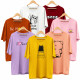 Women Kawaii Combo of 7 Candy Color T-shirts V2 Women Kawaii Combo of 7 Candy Color T-shirts V2