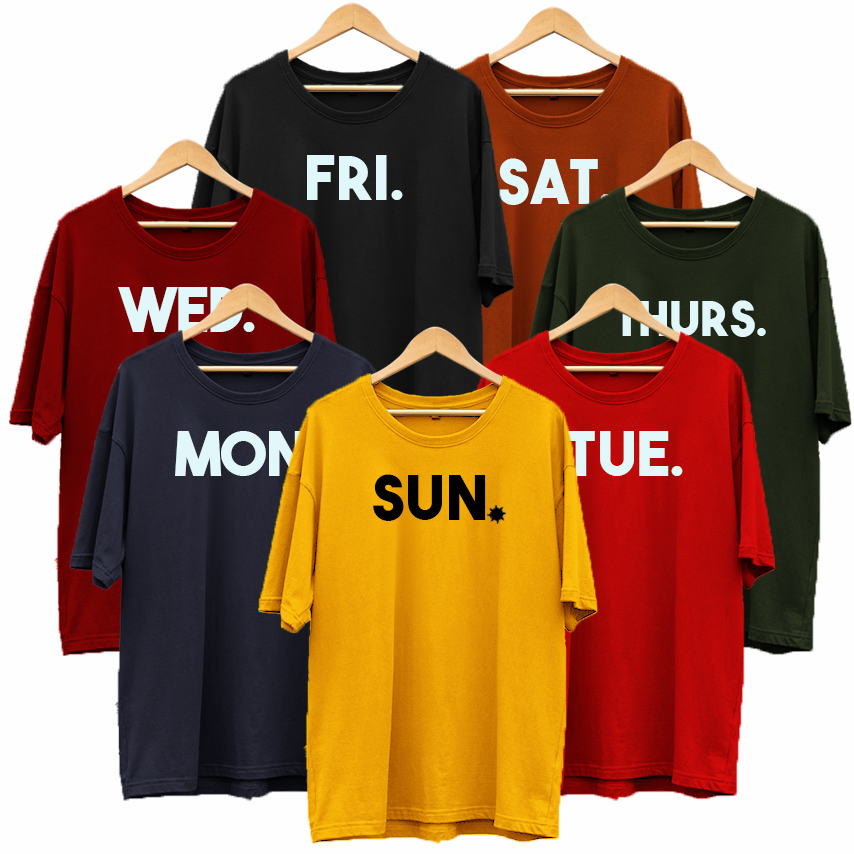 7 t shirt combo