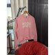 Perfectly Imperfect Pink Crop Sweatshirt