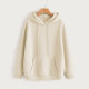 Whiskers & Bloom Off White Women Hoody