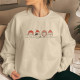 Christmas Cats Off White Sweatshirt 