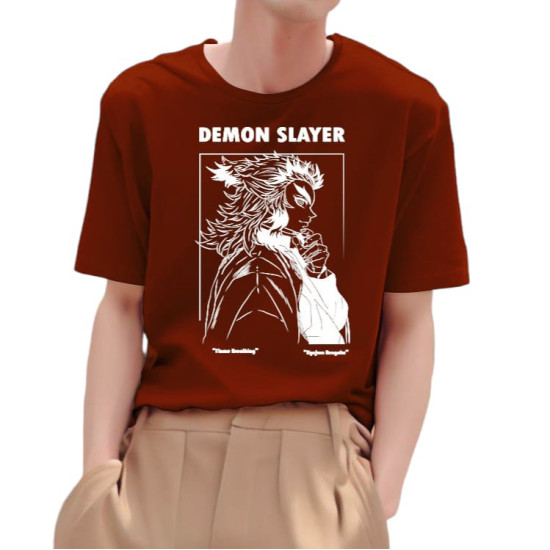 Kyōjurō Rengoku - Flame Hashira Men's Oversized T-shirt Kyōjurō Rengoku - Flame Hashira Men's Oversized T-shirt