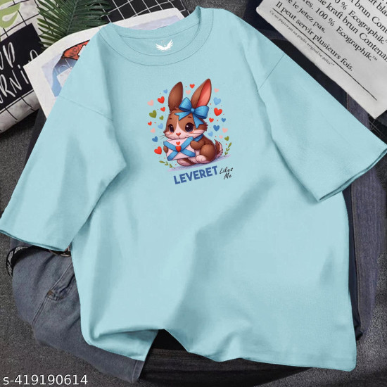 Leveret Likes Me Women's Oversized T-shirt