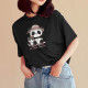Cute Panda Cat Women's Oversize T-shirts