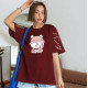 Strawberry Panda Women Oversized T-shirt Strawberry Panda Women Oversized T-shirt