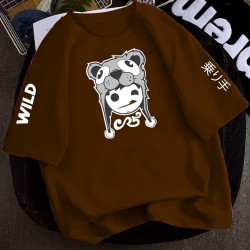 Oversized Drop Shoulder Wild Cat T-shirt