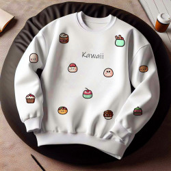 "Food Patches" Women Sweatshirt