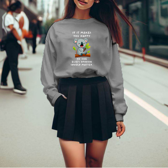 Koala "Be Happy Nevertheless" Sweatshirt
