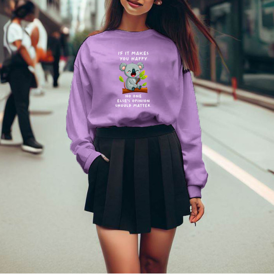 Koala "Be Happy Nevertheless" Sweatshirt