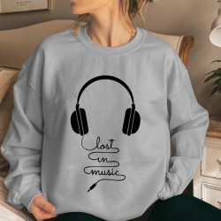 "Lost In Music" Women Sweatshirt
