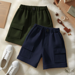 2x Combo Men's Cargo Cotton Shorts