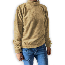 Women Faux Fur Cropped Top