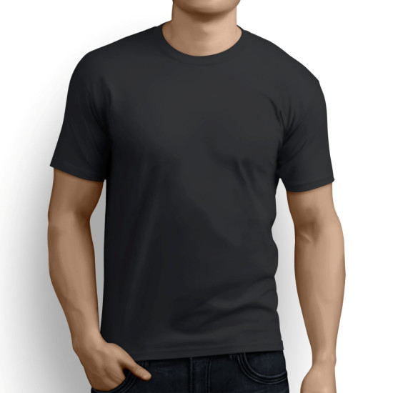 Slim Fit Men's Solid T-shirt