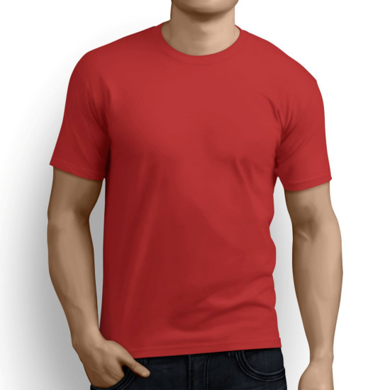 Slim Fit Men's Solid T-shirt