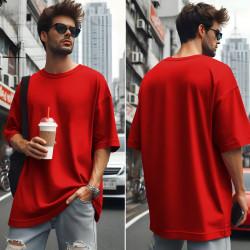 Cotton Loopknit 240 GSM Oversized Tee